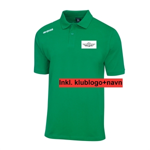 Poloshirt - Errea Classic Polo - Unisex polo t-shirt inkl. klublogo og navn (Str. 140-3XL)